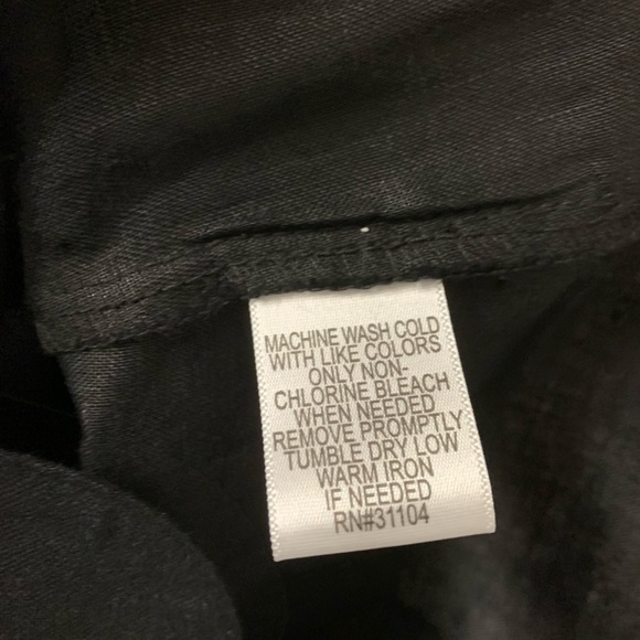 Kim Rogers NWOT Linen Black Top SZ Medium - Picture 5 of 5